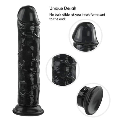 7 Inch Black Dildo