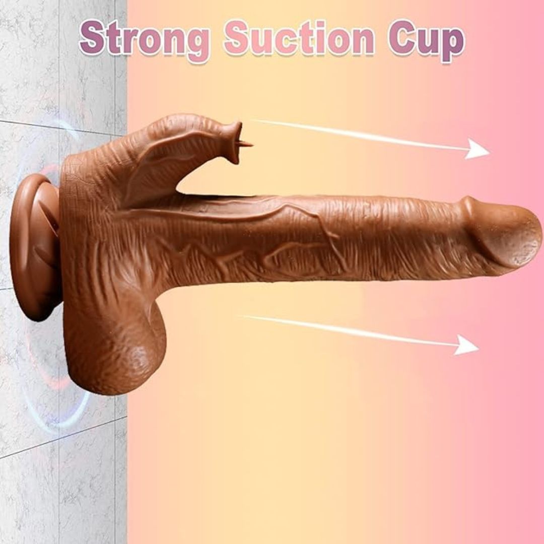 Thrusting Dildo With Clitoral Stimulation